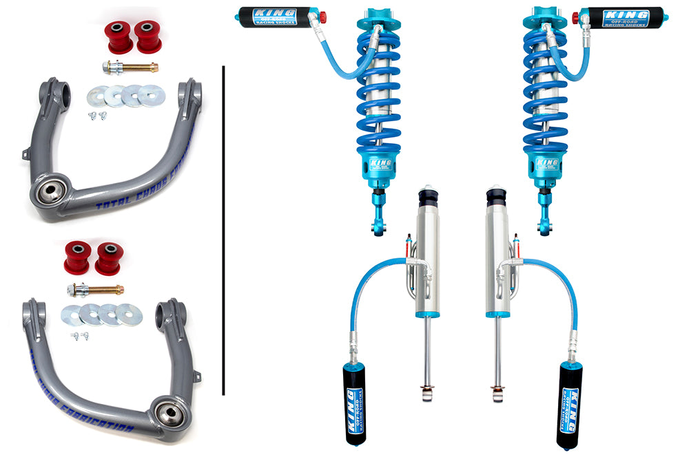 LC200-08-30-K2A | UCA W/ FRONT AND REAR 3.0 INCH DIAMETER ADJUSTABLE SHOCKS - LAND CRUISER 200