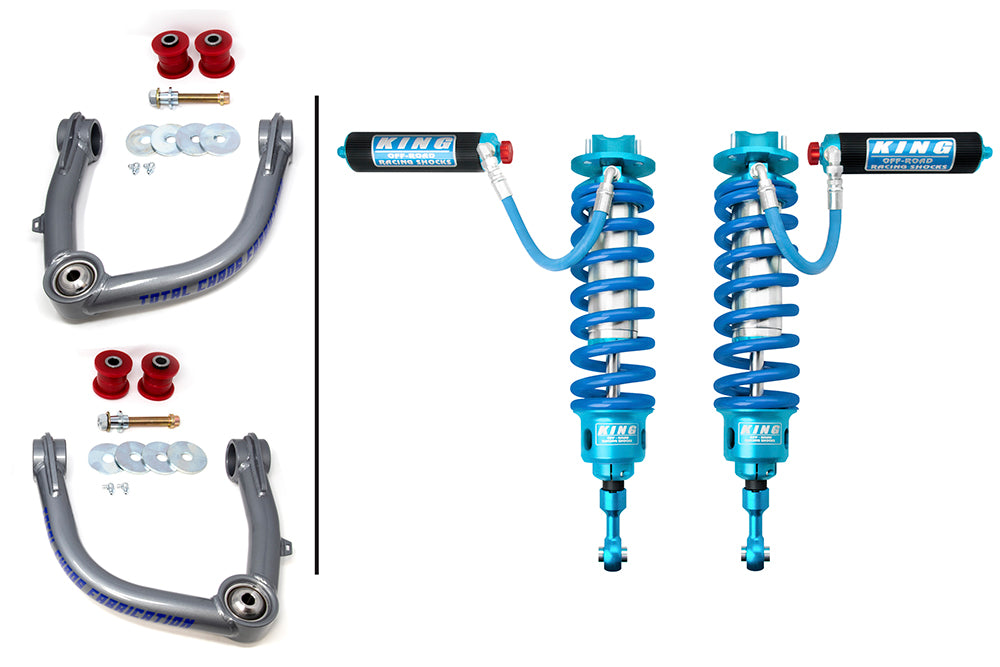 LC200-08-30-K1A | UCA W/ ADJUSTABLE COILOVER 3.0 INCH DIAMETER SHOCKS - LAND CRUISER 200