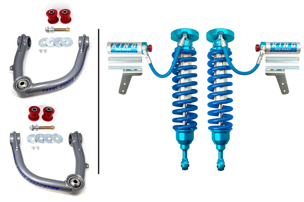 LC200-08-25-K1A | UCA W/ ADJUSTABLE COILOVER 2.5 INCH DIAMETER SHOCKS - LAND CRUISER 200