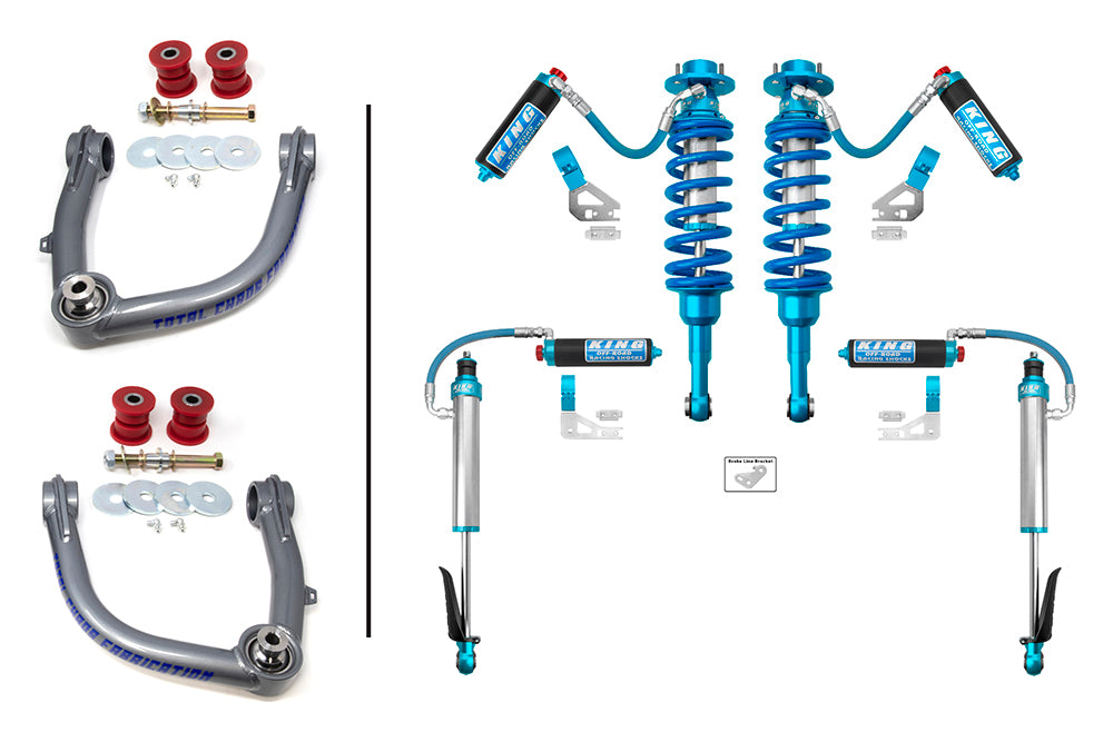 GX550-24-25-K2A | LIFT KIT W/ FRONT & REAR 2.5 INCH DIAMETER ADJUSTABLE KING SHOCKS - LEXUS GX550