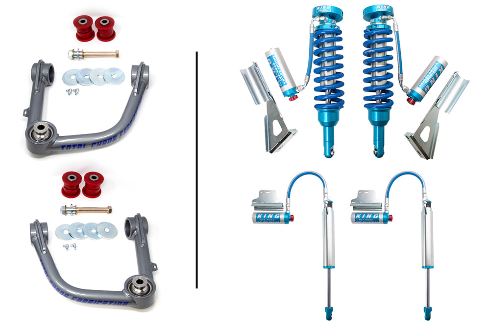 TACOMA-05-25-K2A | LIFT KIT W/ FRONT & REAR 2.5 INCH DIAMETER ADJUSTABLE KING SHOCKS - 3RD GEN TACOMA