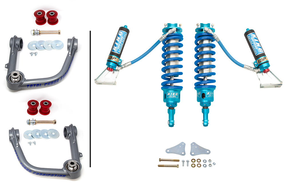 4RUNNER-10-30-K1A // UCA W/ Adjustable Coilover 3.0 Inch Diameter Shocks: 2010-2024 4Runner
