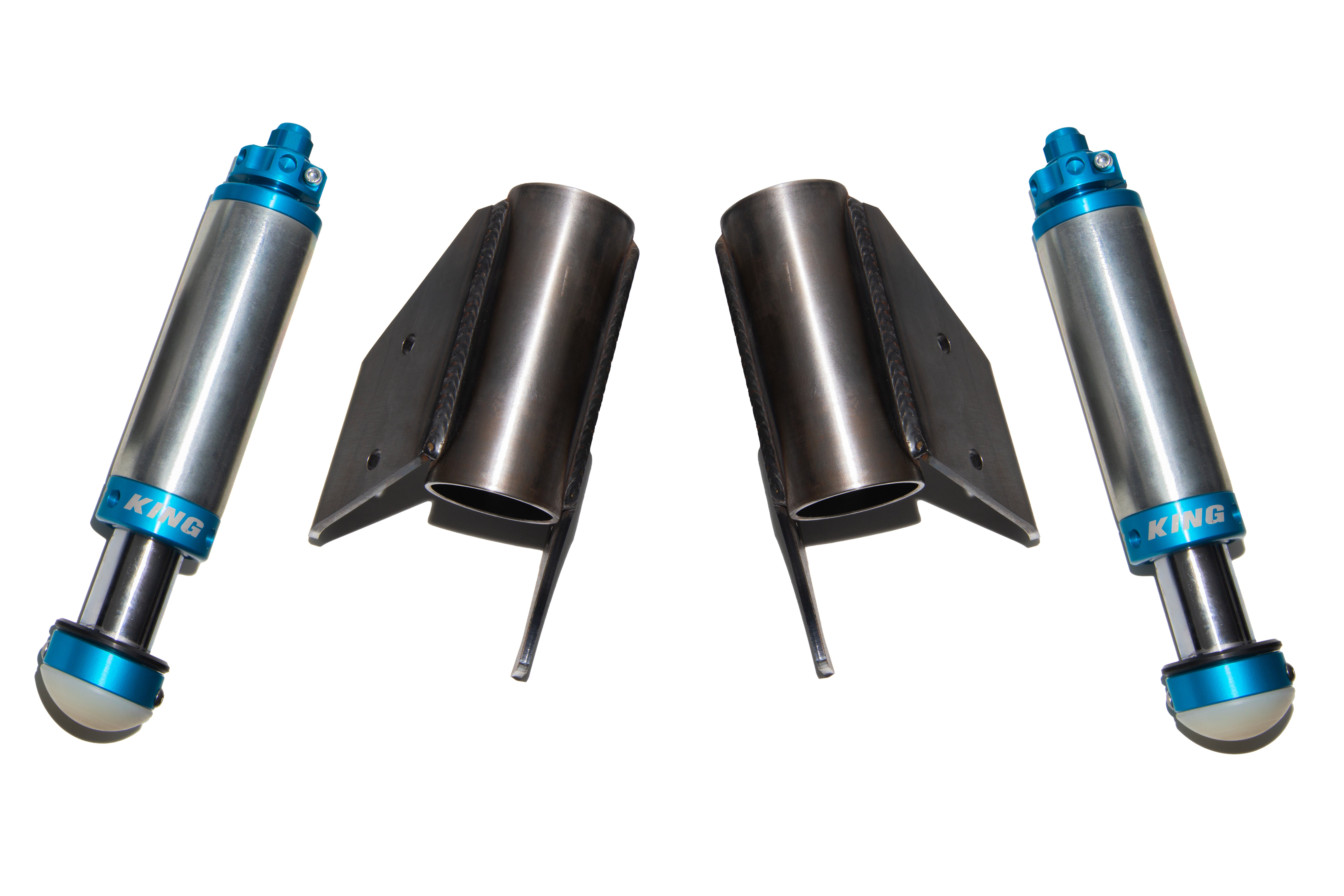 96029K-B20 // FRONT BUMP STOP MOUNTS WELD-ON W/ KING 2.0 BUMP STOPS: 1996-2004 TACOMA PRERUNNER / 4WD