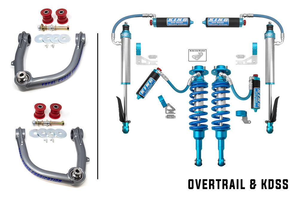 GX550-OVERTRAIL-24-25-K2A | OVERTRAIL KDSS COMPATIBLE LIFT KIT W/ FRONT & REAR 2.5 INCH DIAMETER ADJUSTABLE KING SHOCKS - LEXUS GX550