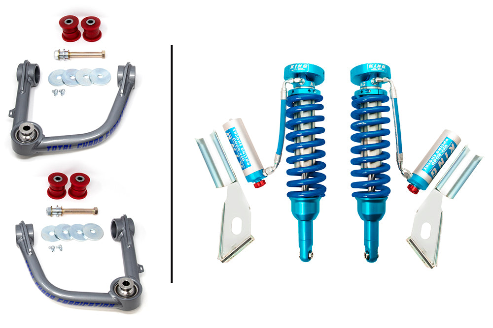 HILUX-16-25-K1A | UCA W/ ADJUSTABLE COILOVER 2.5 INCH DIAMETER SHOCKS - HILUX REVO