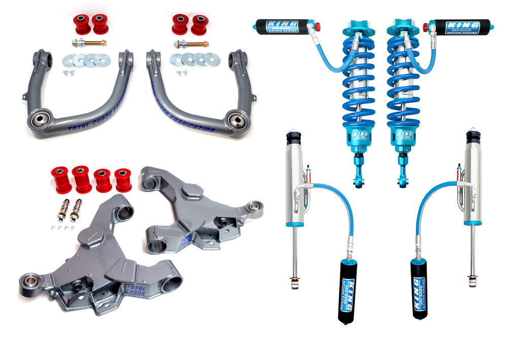 LC200-08-30-K3A | MID TRAVEL LIFT KIT W/ FRONT AND REAR 3.0 INCH DIAMETER ADJUSTABLE SHOCKS - LAND CRUISER 200