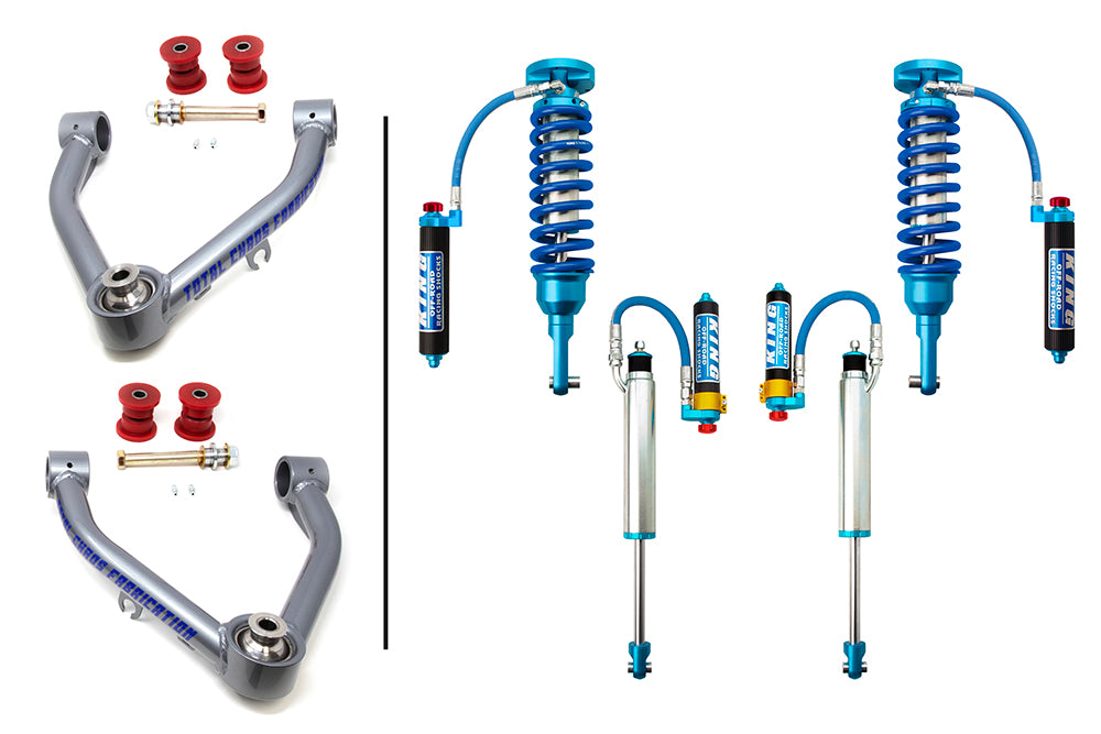 MONTERO-99-25-K2A | UCA W/ FRONT AND REAR 2.5 INCH DIAMETER ADJUSTABLE SHOCKS - 3RD GEN MONTERO / PAJERO