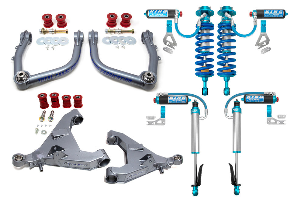 SEQUOIA-23-25-K3A | Mid Travel Lift Kit W/ FRONT AND REAR 2.5 INCH DIAMETER ADJUSTABLE SHOCKS - 3RD GEN SEQUOIA