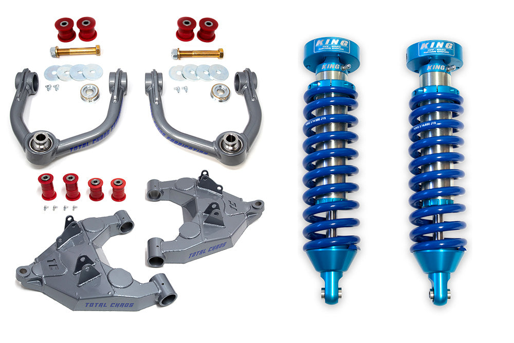 TUNDRA-00-25-K3A | 2000-2003 TUNDRA MID TRAVEL LIFT KIT W/ ADJUSTABLE COILOVER 2.5 INCH DIAMETER SHOCKS - 1ST GEN TUNDRA