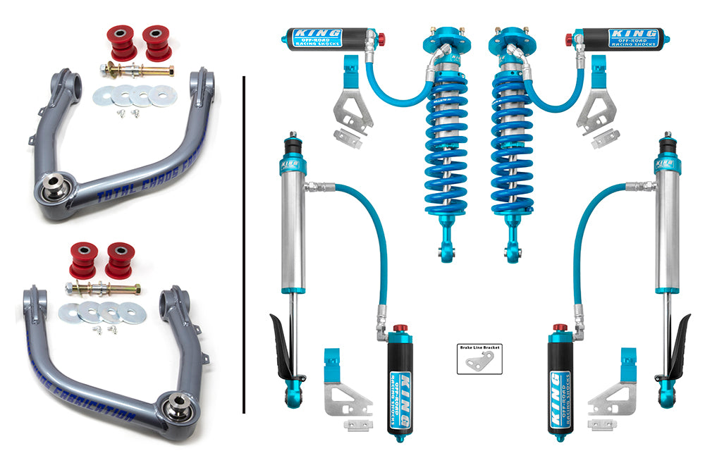 TUNDRA-22-25-K2A | UCA W/ FRONT AND REAR 2.5 INCH DIAMETER ADJUSTABLE SHOCKS - 3RD GEN TUNDRA