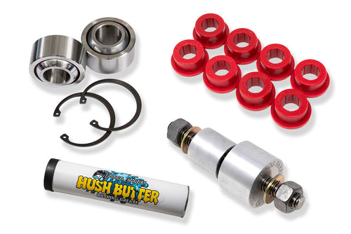 Upper Control Arm Rebuild Kit, Grease, Bushings, Uniballs, and Tool
