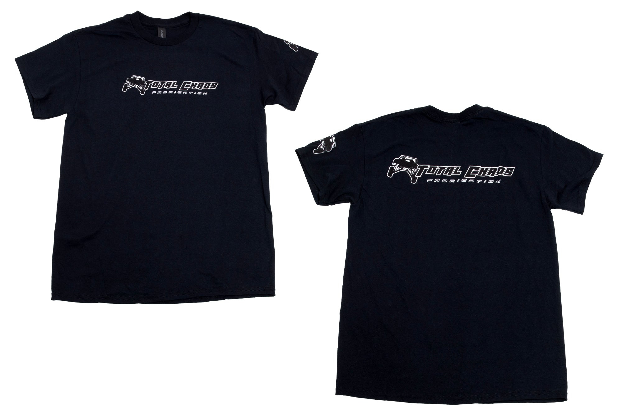 TOTAL CHAOS Tees BLACK LOGOS