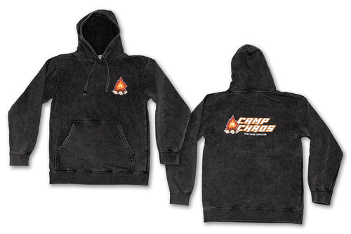 CAMP CHAOS FIRE Mineral Wash Hooded Sweatshirt